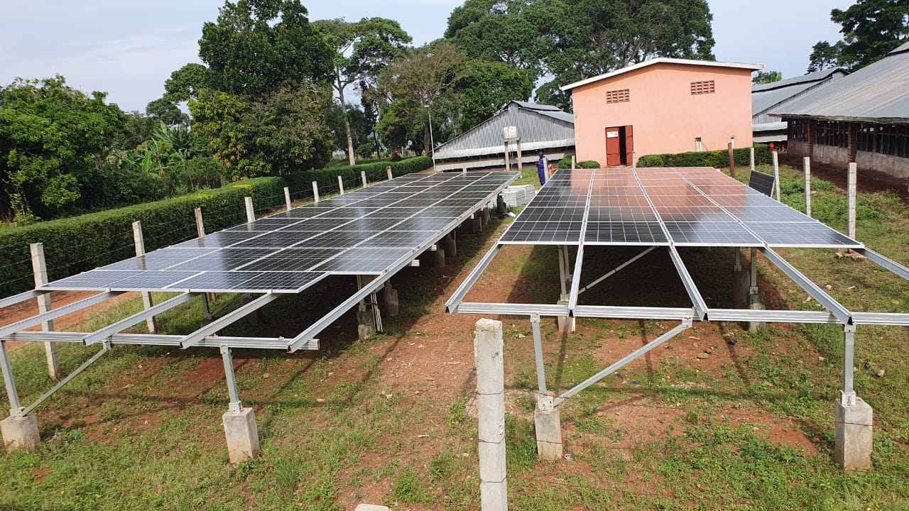 Solar installation in Kiambu for water drilling project