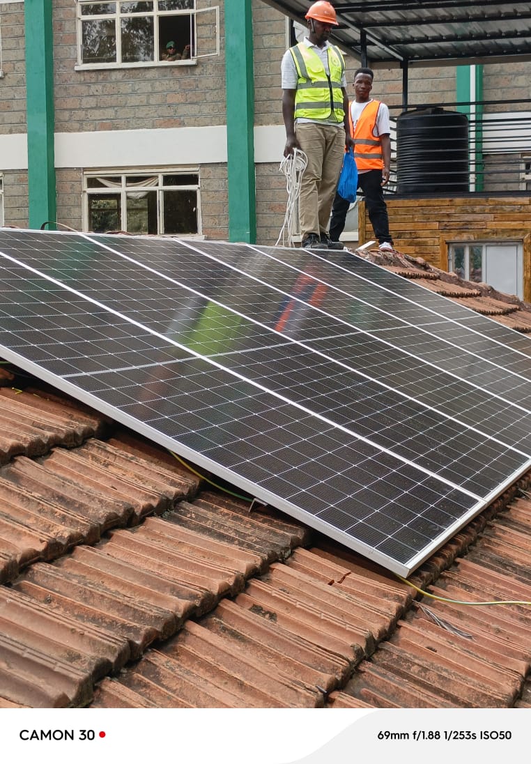 Solar installation at Machakos primary school